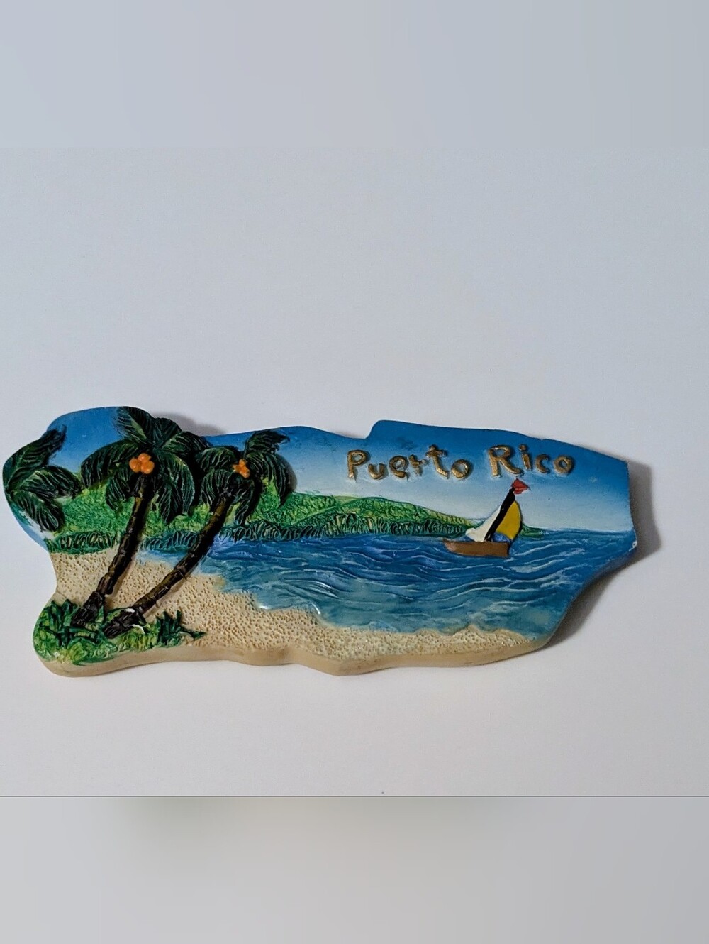 Puerto Rico Blue Beach Wall Art Magnet